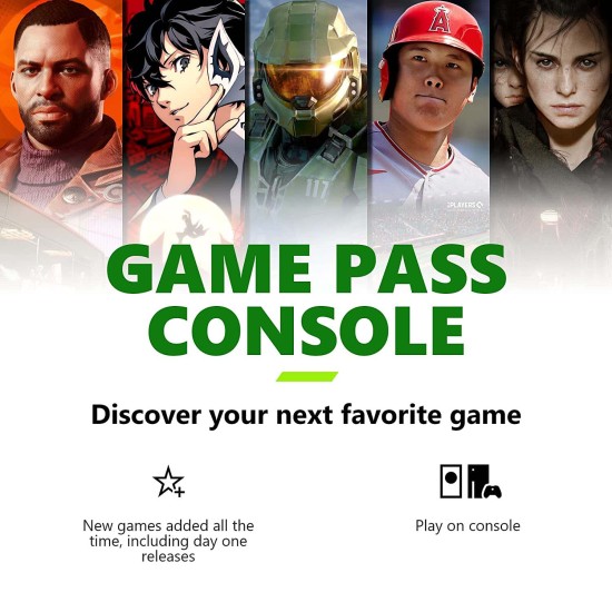 Xbox Game Pass for Console: 6 Month Membership [Digital Code]