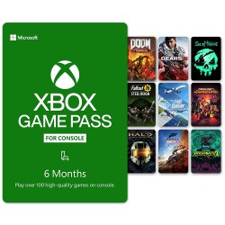 Xbox Game Pass for Console: 6 Month Membership [Digital Code]
