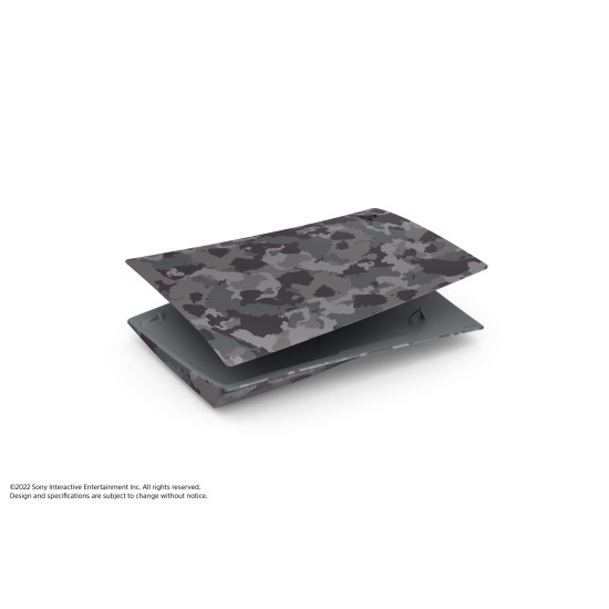 Faceplates For PS5 Digital Edition -  Grey Camouflage