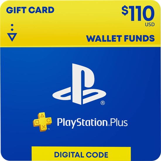 PlayStation Plus – $110 Wallet Funds [Digital Code]