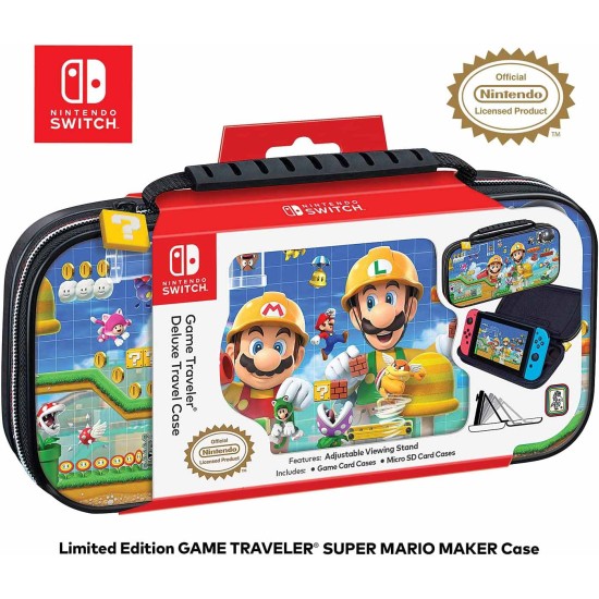 Nintendo Switch Super Mario Maker Game-Traveler Deluxe Case