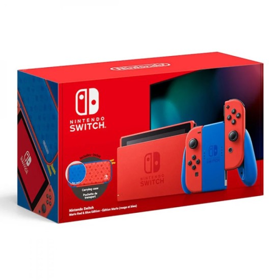 Nintendo Switch (New Version) Mario Red & Blue