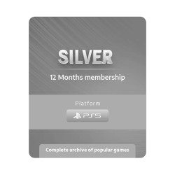 PalmPlus Silver Playstation Membership for PS5 games- 12 months