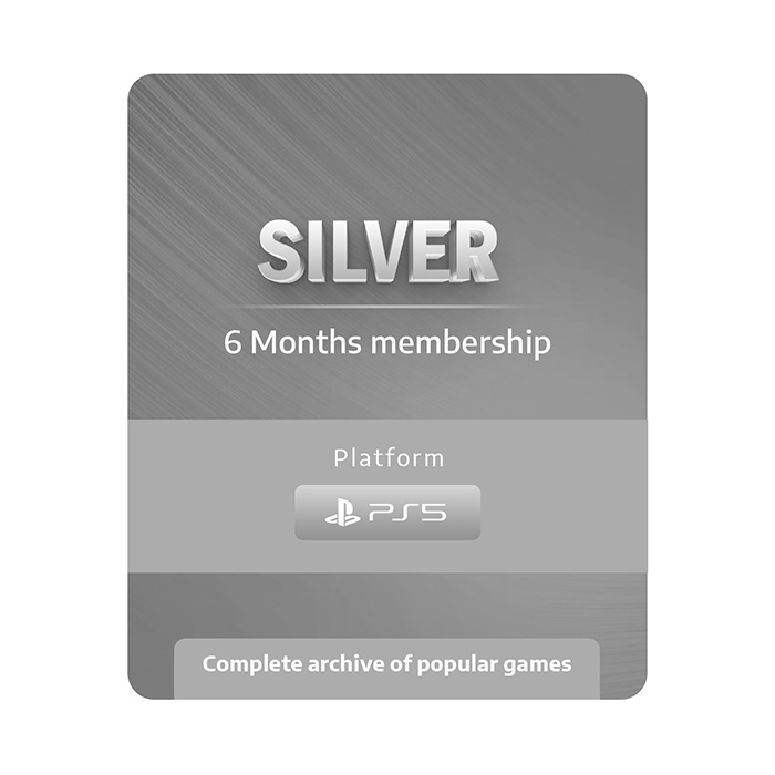 PalmPlus Silver Playstation Membership for PS5 games- 6 months