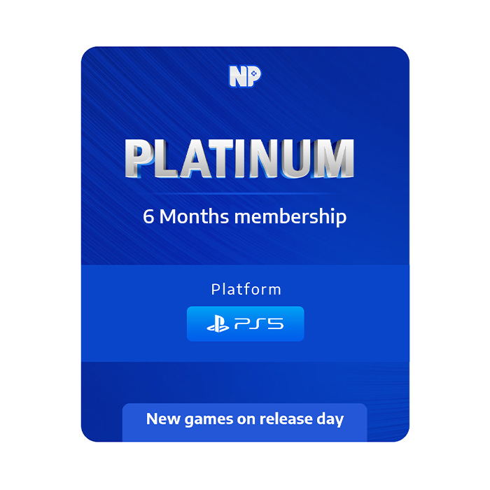 PalmPlus Platinum Playstation Membership for PS5 games- 6 months