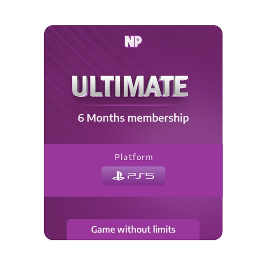 PalmPlus Ultimate Playstation Membership for PS5 games- 6 months