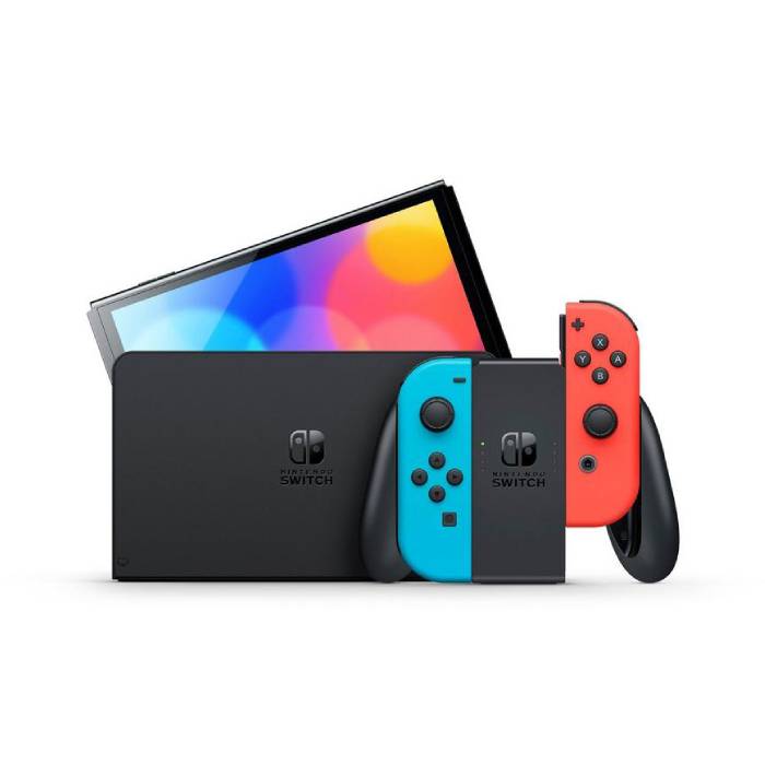 OLED Nintendo Switch - Red and Blue
