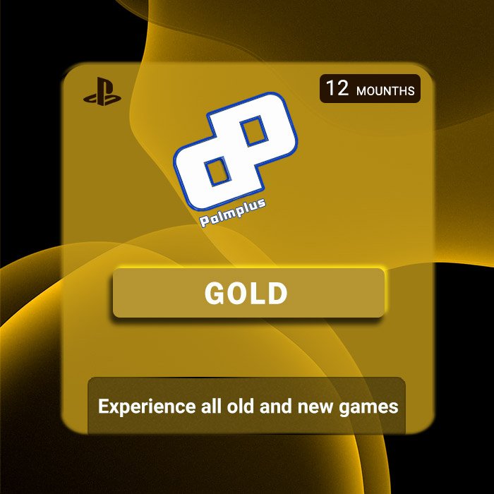 PalmPlus Gold Playstation Membership for PS4 & PS5 games