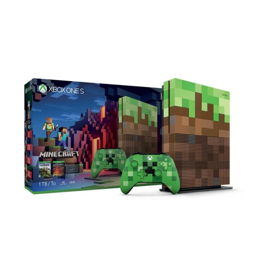 Xbox One S Minecraft Bundle-1TB Limited Edition Console