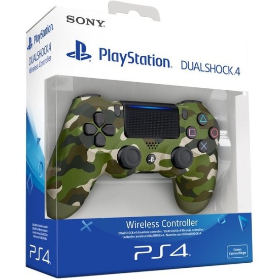 DualShock 4 Wireless Controller Green Camouflage Original