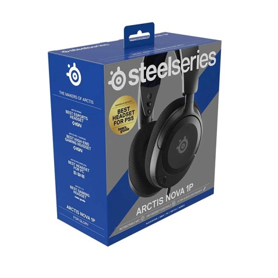 SteelSeries Wired Gaming Headset-Arctis Nova 1P Black