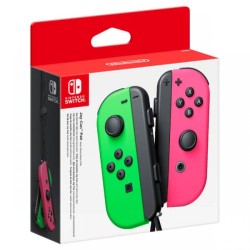 Nintendo (New Version) Neon Pink And Neon Green Joy-Con