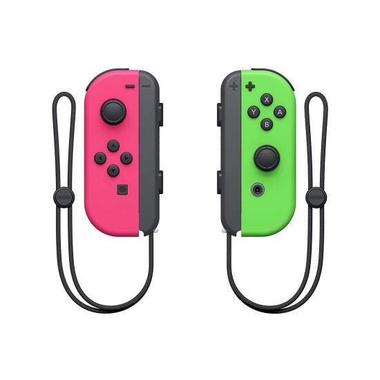 Nintendo (New Version) Neon Pink And Neon Green Joy-Con