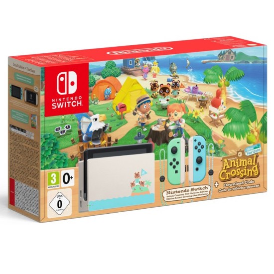 Nintendo Switch (New Version) Animal Crossing Edition