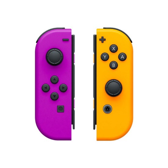 Nintendo (New Version) Neon Purple And Neon Orange Joy-Con