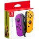 Nintendo (New Version) Neon Purple And Neon Orange Joy-Con