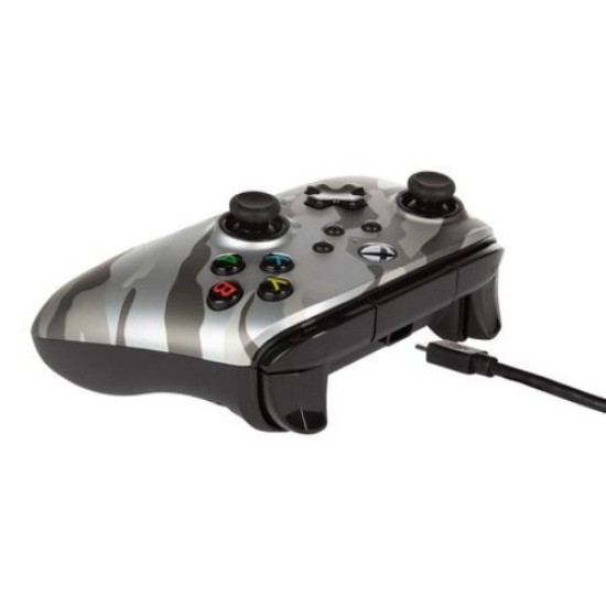 PowerA Enhanced Wired Controller-Metallic White Camo